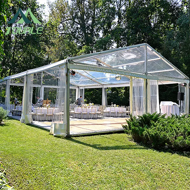 Tenda Pernikahan Luar Ruangan Transparan, Tenda Pameran Acara Besar Produsen Disesuaikan