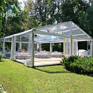 Tente de mariage transparente en plein air, grande taille, exposition d'événements, personnalisée, les fabricants