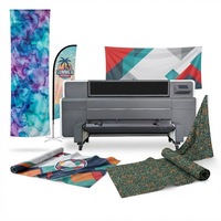 Printer Inkjet Sublimasi Satu Sisi 1.32m Format Besar I3200 Printer Kepala Ganda Mesin Cetak Bendera