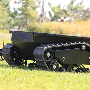 Custom Safari 880T mejorado Tractor goma rastreado Robot tanque chasis rastreado Robot vehículo