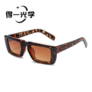 Square Frame <b>Sunglasses</b> Black UV400 Women's Fashion Sun Protection - Product Image 3