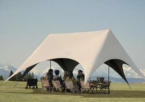 Toldo de Tafetán de Poliéster Negro, Tipo Extendido, para una Habitación, con Mesa y Sillas para Exteriores, para Acampar, de Apertura Rápida y Fácil Montaje - Product Image 5