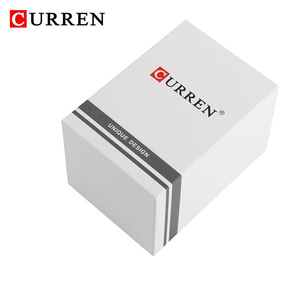 กล่องของขวัญกระดาษทรงสี่เหลี่ยม CURREN กล่องบรรจุภัณฑ์นาฬิกาสไตล์โบราณสุดหรู - Product Image 2