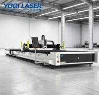 Machine de découpe laser à fibre haute vitesse 3 axes YOQI X3-MAX grand format 6000W pour tôles métalliques en acier inoxydable