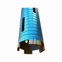 65x185mm soudé au laser Turbo Dry Core Bits Segment Diamond Core Foret pour béton brique mur béton maçonnerie