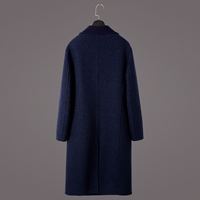 Fournir un manteau pied-de-poule en laine double face haut de gamme pour hommes personnalisés