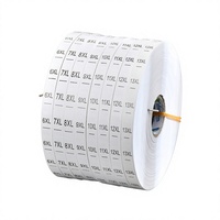 Étiquettes personnalisables pour vêtements et accessoires : étiquettes d'entretien, étiquettes de taille, étiquettes tissées en tissu pour uniformes scolaires (XL)