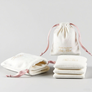 Luxury Cotton Drawstring Pouch Custom Velvet Bags Drawstring <b>Envelope</b> Dust Cover Linen Jewelry Pouches Canvas <b>Gift</b> Bag Dust - Product Image 4