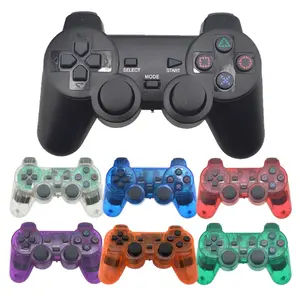 Untuk PS2 2.4G Gamepad Controller Game Nirkabel untuk PS 2 Joystick Konsol Getaran Ganda-7 Warna