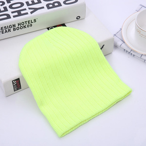 BS0006 Fabricant en gros couleur unie hiver tricoté chapeau personnalisé sans manchette <span class=keywords><strong>bonnet</strong></span> tricoté pour femmes hommes - Product Image 4