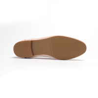 Mocassins classiques en cuir verni pour femmes avec semelle intérieure rembourrée Bout rond Design plat doux Porter toute l'année pour l'été