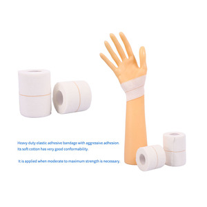 เทปผ้าฝ้ายสีขาว 100% ขนาด 4.5 ม.*7.5 ซม. แบบยืดหยุ่นผสมซิงค์ออกไซด์ สำหรับขายส่ง - Product Image 6