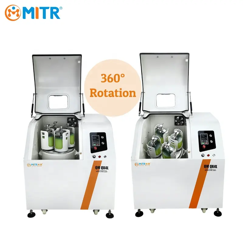 MITR Digital Panel 4 Litre Omni Directional Planetary Ball Mill 360 Degree Full Direction Planetary Ball Mill For Lab Use