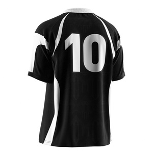 Maillot de football de haute qualité avec col triangulaire, panneaux en mesh respirants et technologie de séchage rapide pour les séances d'entraînement - Product Image 6