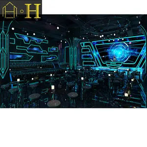 Factory Bespoke Custom Club Sofa Chair Furniture Night Club Furniture Bar Furniture lounge interior decoration design night club