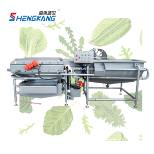 Vortex mesin cuci tanaman pengolahan sayur & buah skala besar Salad pencuci makanan saluran produksi pengering pembersihan - Product Image 1