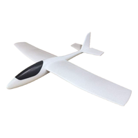 Circfoam, logo personnalisé, avion en mousse EPP coloré de 84 cm, jouet de lancer manuel 3D sûr pour les enfants de 2 ans et plus, blanc