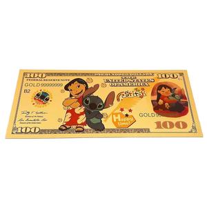 7 Nuevos Diseños de Billetes Conmemorativos de Lámina de Oro de 24K de Loli y Stitch de Animación Americana - Product Image 5