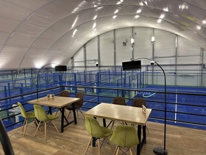 Pista de Pádel Profesional Panorámica de Visión Completa para Interiores, Cancha de Tenis Bull Padel, Canchas Deportivas - Product Image 3