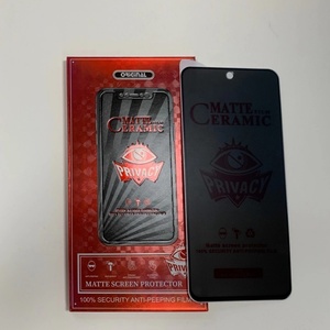 Film de protection d'écran en céramique mate anti-espion ESD pour iPhone 16 Pro PMMA Film de protection d'écran en céramique flexible 17 Pro - Product Image 4