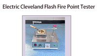Lampe flash Cleveland de haute qualité de vente d'usine et appareil de point de combustion