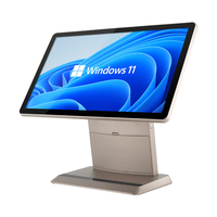 POS-система LICON 15.6 дюймов с 10-точечным сенсорным экраном, Windows 10, SSD 128 ГБ, DDR3 8 ГБ ОЗУ, Wi-Fi 6, Bluetooth 5.2, гарантия 1 год, черный цвет, VGA