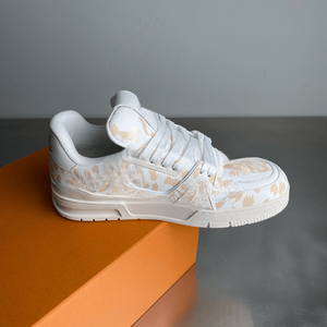 Trainer Leopard Print Low Top <b>Sneakers</b> For Men And Women Casual Streetwear Shoes With Thick Sole For Daily And Outdoor Use - Product Image 5