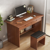 Bureau d'ordinateur moderne et minimaliste, table d'étude pour étudiants, table de travail pour petit appartement, chambre ou bureau
