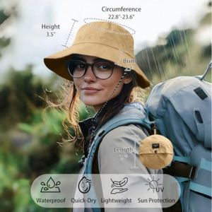 Sombrero de Pescador Plegable, Impermeable, Ajustable y Personalizado, para Escalada al Aire Libre, Protección Solar para Hombres y Mujeres - Product Image 3