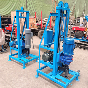 Foreuse électrique portable pour puits d'eau 380V 4KW, profondeur max. 50m, diamètre 200mm, machine de forage rotative - Product Image 2
