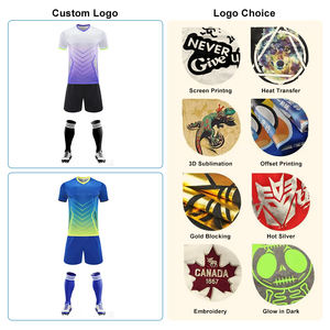 Conjunto de Uniforme de Fútbol Personalizado para Hombre, Color Verde, Transpirable, Ecológico, de Secado Rápido, Cuello Redondo, Poliéster, Uniformes Deportivos, Kits Completos de Fútbol - Product Image 3