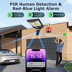 Ubox 户外防水 25W 太阳能路灯 20x Wifi 4G 网络智能无线太阳能供电安全 PTZ 闭路电视摄像系统 - Product Image 4