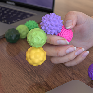 Boules magnétiques anti-stress 8 pièces en silicone unisexe pour adultes 14+ – Soulagement de l'anxiété, bureau, cadeaux de Noël - Product Image 3