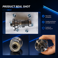 Arbre à cames CQJB CBB300 en acier forgé pour moto, pièces de moteur usinées avec précision par CNC, directement de l'usine