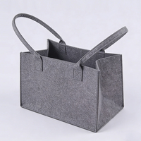 Bolsa de Fieltro de Gran Capacidad para Regalos Promocionales, Publicitaria, con Logotipo Personalizado, Bolsa de Compras de Fieltro para Mujer con su Logotipo