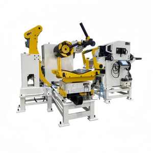 KINGREAL Machine 3-en-1 de déroulage, redressement et alimentation de tôles avec contrôle PLC pour machines de poinçonnage et dérouleurs de bobines - Product Image 1