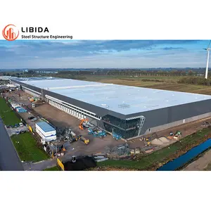 Fabbrica prefabbricata economica del magazzino solare della fabbrica di progettazione industriale del magazzino della struttura d'acciaio del magazzino d'acciaio prefabbricato