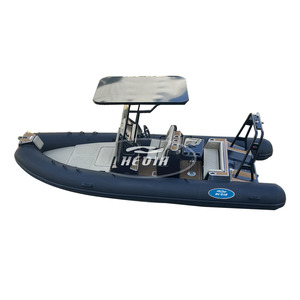 <span class=keywords><strong>Bateau</strong></span> pneumatique <span class=keywords><strong>de</strong></span> luxe CE DL580 Rib Boat 580 <span class=keywords><strong>de</strong></span> <span class=keywords><strong>19</strong></span> <span class=keywords><strong>pieds</strong></span>, à coque en aluminium double V profond avec toit rigide, vente chaude - Product Image 3