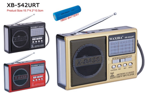<span class=keywords><strong>Radio</strong></span> multi-bandes Waxiba XB-542URT professionnelle à transistor électronique, grand haut-parleur, modules récepteurs AC/DC AM/FM/SW - Product Image 3