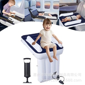 Lit de poussette gonflable pour bébé 80x50cm, matelas pliable en PVC pour voyage et camping - Product Image 3