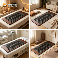Matelas chauffant en pierre de jade naturelle et tourmaline, vente directe d'usine Jiwan Lejia Xiuyan