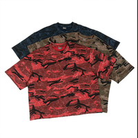 T-shirt personnalisé avec logo, 100% coton blanc, possibilité de personnaliser votre motif préféré, camouflage, col rond, manches courtes pour homme