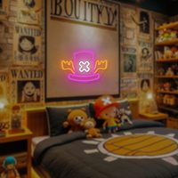 Corps de lampe en acrylique PVC flexible à néon LED à intensité variable dessin animé pour enfants adolescents décoration murale de chambre cadeau d'anniversaire IP65