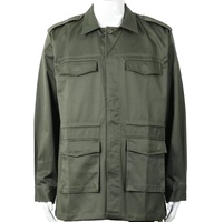 Costume vert en Polyester et coton, uniforme d'activité de plein air, vêtements tactiques, ensemble BDU