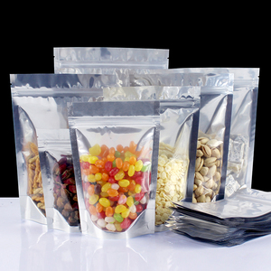 Tùy chỉnh cấp thực phẩm có thể khóa lại túi nhựa Ziplock một bên túi nhôm trong suốt đứng lên túi - Product Image 2
