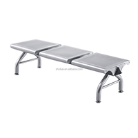 Chaise à perfusion 3 places en acier inoxydable au design moderne de haute qualité personnalisée garantie de 5 ans pour l'école, la clinique et l'hôpital dentaire