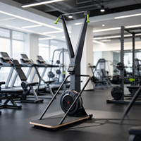 Machine de ski commerciale REYK en acier et plastique, équipement d'exercice cardio mécanique