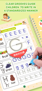 หนังสือฝึก<span class=keywords><strong>เขียน</strong></span><span class=keywords><strong>ภาษา</strong></span>อังกฤษแบบมีร่องสำหรับเด็ก ฝึกเขียนตัวอักษร ตัวเลข วาดภาพ เสริ<span class=keywords><strong>ม</strong></span>พัฒนาการการเรียนรู้ ฝึกการควบคุมปากกา สำหรับเด็กวัย 3-5 ปี - Product Image 4