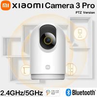 Cámara inteligente Mi Jia 3 Pro PTZ versión 360 ultramicroscópica a todo color HDR 2,4/5GHz Mesh Gateway AI Human Pet Baby Cry Dete