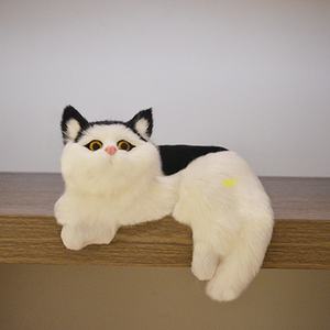 <span class=keywords><strong>Gato</strong></span> Artificial Decorativo Hecho a Mano para Colgar en la TV, Regalo Creativo para Bodas y Mudanzas, Adorno para el Hogar - Product Image 4